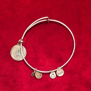Alex and Ani A initial bracelet